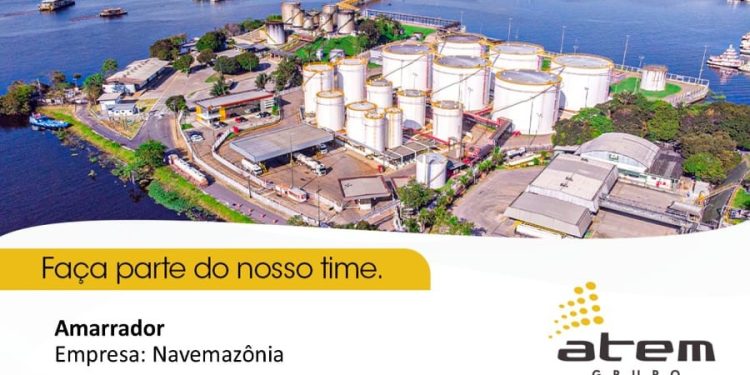 Vaga para Amarrador no Grupo Atem (Navemazônia) – Oportunidade no Banco de Talentos com Ensino Fundamental