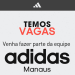 A adidas está contratando em Manaus! Vagas para vendedor(a), operador(a) de caixa, estoquista e gerente. Saiba os requisitos, como se candidatar e envie seu currículo por e-mail.