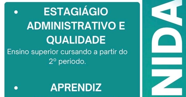 Vagas abertas: Estágio e Aprendiz Administrativo com benefícios em Manaus – Inscreva-se já!