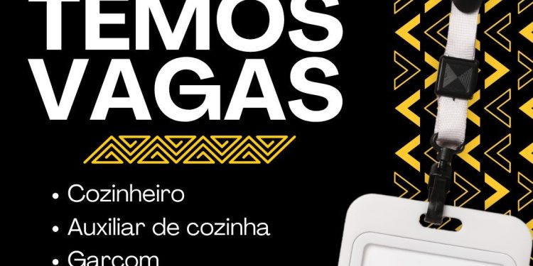 TEMOS VAGAS NA CACIQUE PEIXARIA: Oportunidades para Cozinheiro, Auxiliar de Cozinha, Garçom, Cumin, Peixeiro e Captador de Clientes