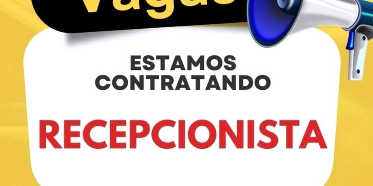 Vaga de Recepcionista com Salário de R$ 1.650 e Benefícios: Veja Horário e Como Enviar o Currículo