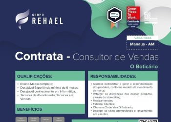 Vaga para Consultor(a) de Vendas no O Boticário em Manaus: Salário Fixo + Comissão e Benefícios