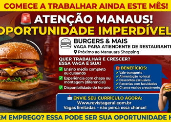 Vaga de Emprego em Manaus: Atendente de Restaurante Próximo ao Manauara Shopping – Envie seu Currículo!