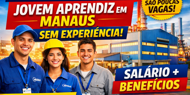 Midea abre vagas para Jovem Aprendiz em Manaus: veja como garantir sua chance mesmo sem experiência
