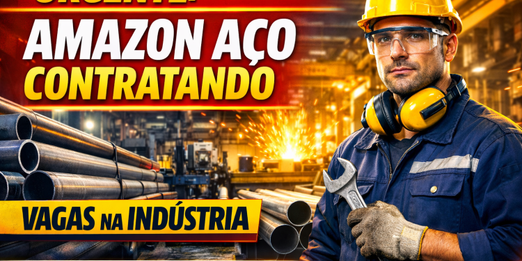 Amazon Aço abre vagas de emprego: oportunidades para Auxiliar de Ferramentaria e Coordenador de Transporte