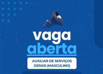 Vaga para Auxiliar de Serviços Gerais (Masculino): oportunidade de emprego para quem tem ensino médio completo