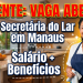 Secretária do Lar em Manaus: Vaga com Salário + Benefícios (INSTITUTO PEOPLE)