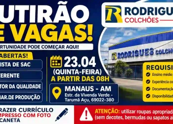 Mutirão de Vagas na Rodrigues Colchões em Manaus: Veja Como Participar e Garantir Sua Oportunidade
