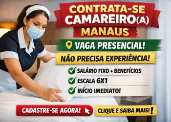 Camareiro em Manaus: Vaga em Hotel com Início Imediato (Sem Experiência)