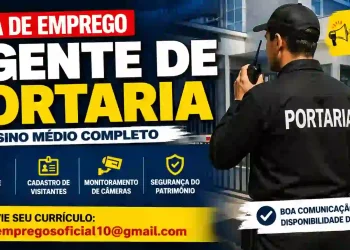 Agente de Portaria: Empresa Abre Vaga com Ensino Médio Completo e Início Imediato
