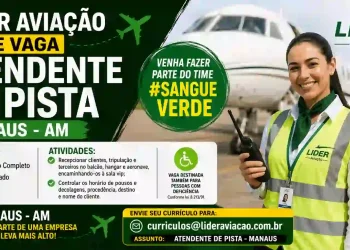Lider Aviação abre vaga para Atendente de Pista em Manaus: veja como se candidatar