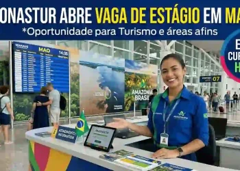 Amazonastur abre vaga de estágio para atendimento ao turista em Manaus