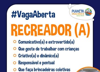 Vaga para Recreador(a) em Manaus: Trabalhe com Crianças no Planeta Imaginário