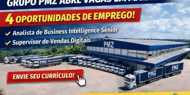 Grupo PMZ abre vagas em Manaus para BI e vendas digitais: veja como se candidatar