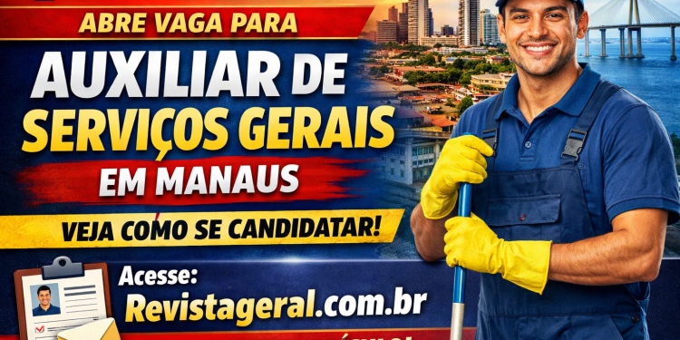 DL Distribuidora Líder abre vaga para Auxiliar de Serviços Gerais em Manaus: veja como se candidatar