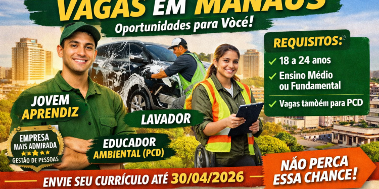 Vagas no Grupo Marquise em Manaus: Jovem Aprendiz, Lavador e Educador Ambiental – Saiba Como Participar
