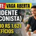 Vaga para Atendente em Manaus (Monte das Oliveiras) – Salário R$ 1.621 + Benefícios
