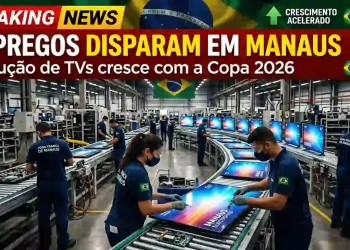 Copa do Mundo 2026 impulsiona produção de TVs e gera empregos em Manaus