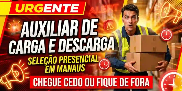 Seleção Presencial em Manaus: Vagas para Auxiliar de Carga e Descarga (Grupo Hunt)