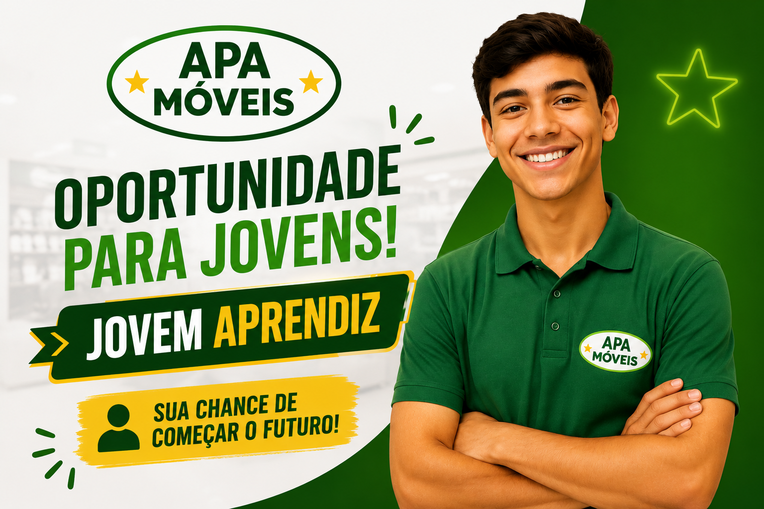 Jovem Aprendiz APA Móveis: Vaga Aberta em Manaus 2026