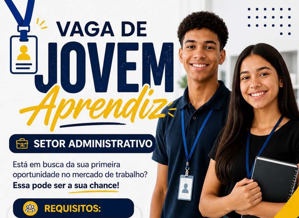 Jovem Aprendiz Administrativo em Manaus: Vaga Sem Experiência