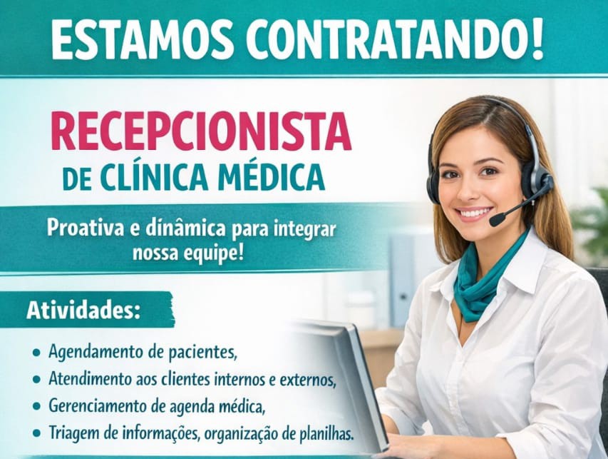 Recepcionista de Clínica Médica: Vaga Aberta para Profissionais com Ensino Médio Completo