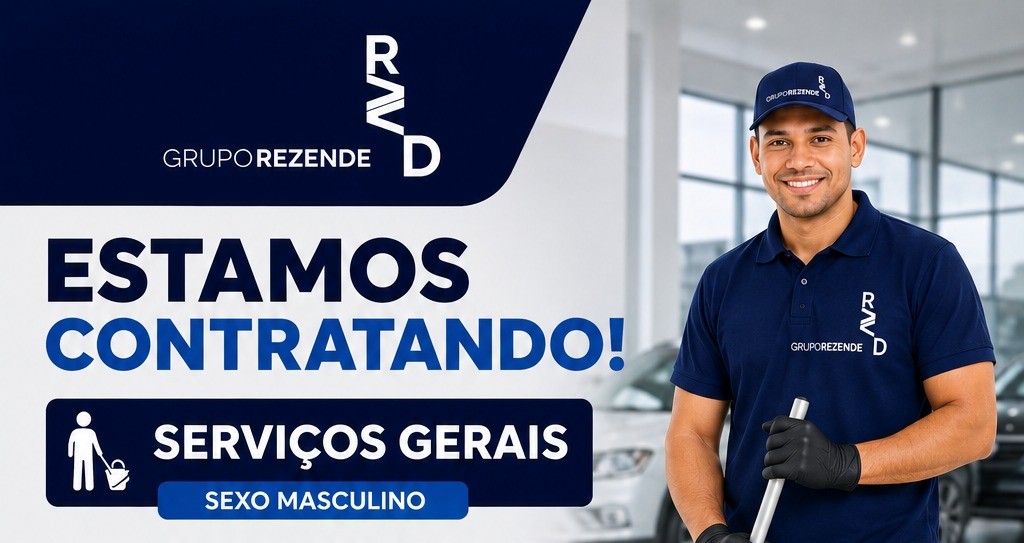 Grupo Rezende abre vaga para Serviços Gerais em Manaus com salário de R$ 1.650; veja como se candidatar