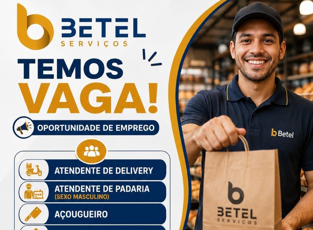 Betel Serviços abre vagas de emprego em Manaus para Atendente, Açougueiro, Chapeiro e Repositor