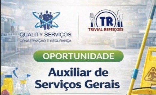 Auxiliar de Serviços Gerais em Manaus: Quality Serviços abre vaga de emprego; saiba como enviar currículo