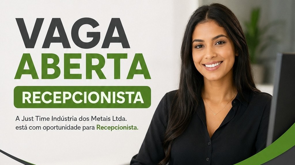 Just Time abre vaga para Recepcionista em Manaus; veja requisitos, benefícios e como enviar currículo