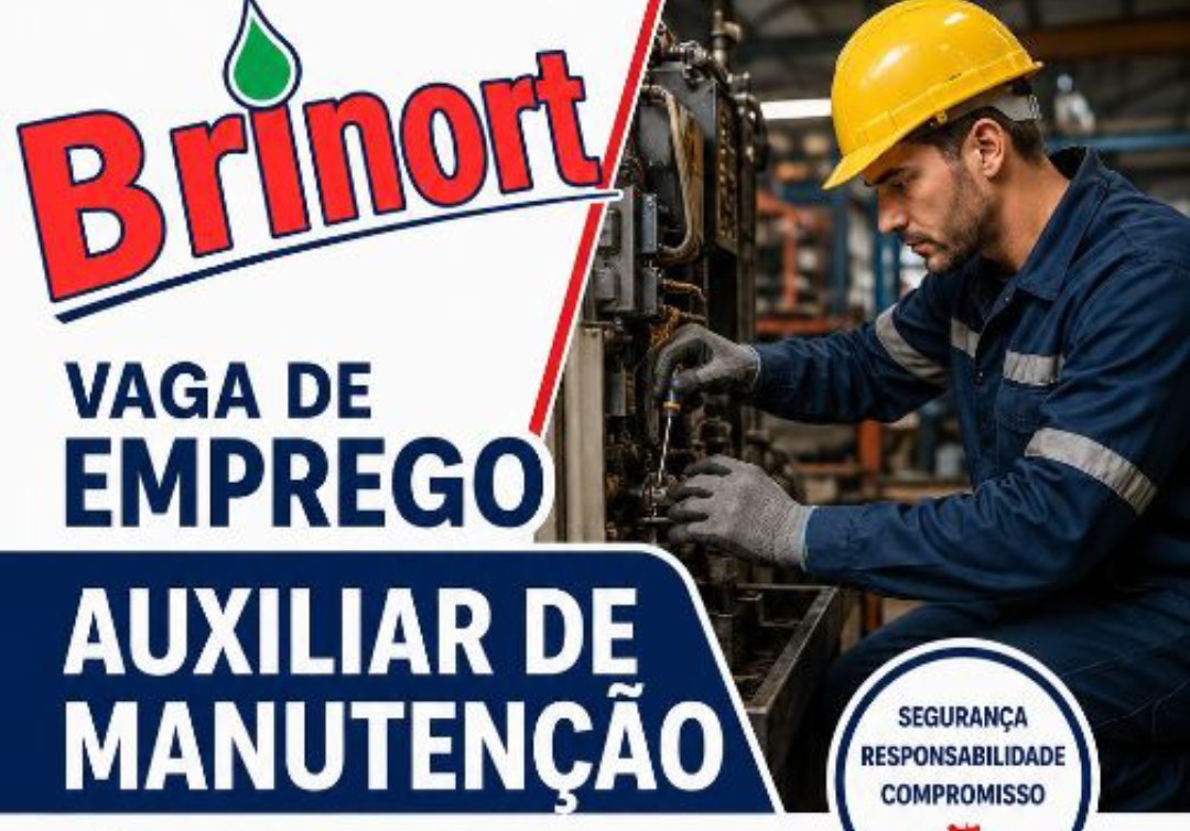Brinort Abre Vaga para Auxiliar de Manutenção em Manaus; Veja Como Participar
