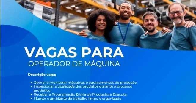 Grupo Ortobom abre vagas para Operador de Máquina em Manaus com benefícios