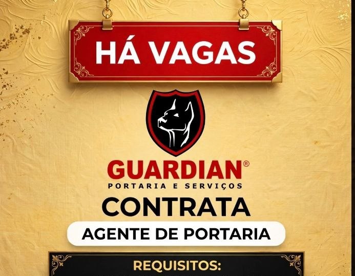 Guardian contrata Agente de Portaria em Manaus; envie seu currículo pelo WhatsApp