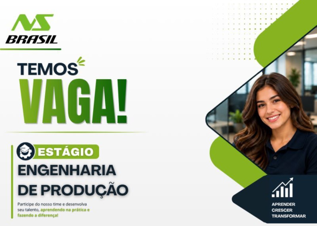 NS Brasil abre vaga de estágio em Engenharia de Produção